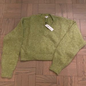 NWT garage cropped sweater